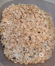 Antique/Vintage Large Lot 7 pounds Assorted Mother Of Pearl Buttons Approx. 680 picture