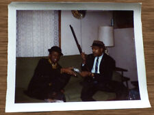 2 1950s-60s African American Men Photos - 1 w/Shotgun Handing Another Man Money picture