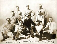 1897 Chicago Indoor Baseball Team Vintage Old Photo 8.5