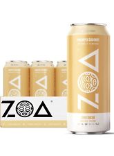 ZOA Zero Sugar Healthy Positive Energy Drink,Pineapple Coconut, 16oz (12 Pack) picture