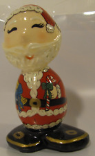 Traditions N Stone Santa Christmas Decoration Rock Figure 1993 Candy Cane Sack picture