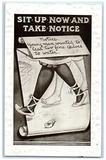 1911 Sit Up Now And Take Notice Seattle Washington WA Embossed Antique Postcard picture