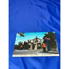 Guards at Rideau House Ottawa Ontario Canada Postcard picture