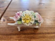 Royale Stratford Find Bone China Roses Flowers in a Wheel Barrow - England picture