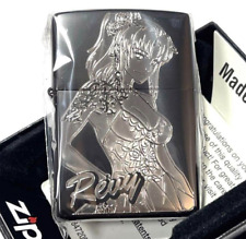 Zippo Black Lagoon Revy 20th Anniversary Lighter 2 Sided Etching Japan picture