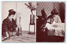 Woman Characteristic Occupations Japan Christian Missionary Vintage Postcard picture