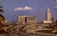 Los Angeles Civic Center City Hall Federal Bldg Hall of Justice California~1950s picture