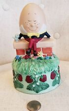 1989 Brenda Thomas' Humpty Dumpty Once Upon A Rhyme Music Box figurine ceramic picture