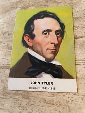 1960 Golden Press U.S. President Card #10 John Tyler  - MT picture
