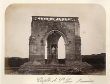 France, Beaucaire, Chapelle de Saint-Louis, ca.1870, vintage albumen print vinta picture