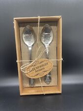 Towle Living Old Newbery Artisans Set Of Two Mint Julip Spoons With Tags picture