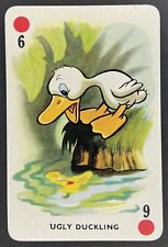 1939 Mickeys Fun Fair Card Rare Disneyana Blue Ugly Duckling Silly Symphonies picture