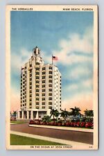 Miami Beach FL-Florida, The Versailles Hotel, Advertising Vintage Postcard picture