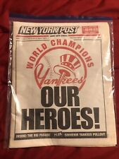 1998 OCT 23 NY Post Newspaper, NYY Win WS. . picture