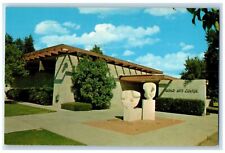c1950's Fresno Art Center Yale Building Entrance Fresno California CA Postcard picture