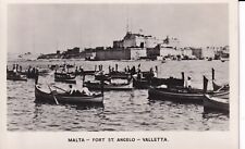 Old Fort St. Angelo Malta RPPC Postcard Unused Divided Back picture