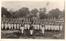 VINTAGE POSTCARD REAL PHOTO RPPC DRESS PARADE AT WEST POINT N.Y. 1952 picture
