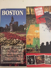 Vintage Boston Travel Planner Brochure Pamphlet + Boston Gardens Tours Brochure picture