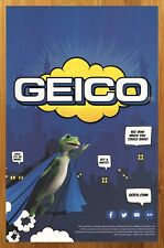 2018 GEICO Insurance Print Ad/Poster Gecko Superhero Wall Art picture