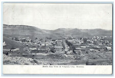 1908 Bird's Eye View of Virginia City Montana MT Antique Posted Postcard picture