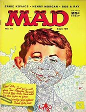 Vtg Mad Magazine Issue #41 September 1958 VG 4.0 Magazine Ernie Kovacs picture