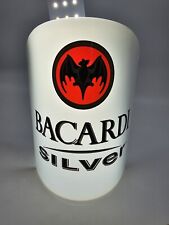 Vtg 2003 Bacardi Silver Rum  Wall Sconce , Bar Decor , Man Cave  picture