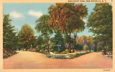 Postcard NY New Rochelle NY Beechmont Park Unposted Divided Vintage PC J2213 picture