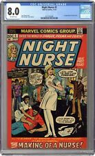 Night Nurse #1 CGC 8.0 1972 4212352006 picture