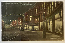 King Street North From The Bend, Charleston SC, Posted 1911, Postcard picture