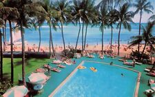 Postcard Outrigger Hotel Honolulu Hawaii Postcard Waikki Beach picture
