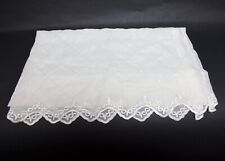 Vintage Sheer Valance - Creamy White Embroidered Lace by Beacon Looms - 42x26 picture