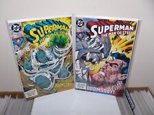Superman: The Man of Steel #18 & 19 DC Comics 1992 Key Issue 1st Doomsday VF-NM picture