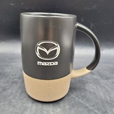 Mazda Black & Tan Coffee Cup Mug Leed's Item 1628-31BK picture