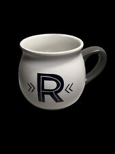 Threshold stoneware mug with letter R on it multicolor EUC picture