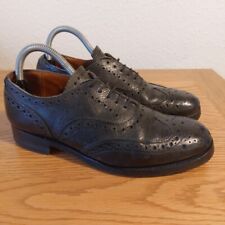 Sanders British Army Military Highland Issue Service Dress Shoes Brogues Size 7 picture
