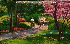Vintage Postcard- BRIDLE PATH, HEMPSTEAD LAKE STATE PARK, LONG ISLAND, N.Y. picture