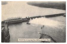 Susquehanna River Maryland c1930's Conowingo Dam, Spillway, Power House picture