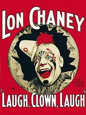 1920s Movie Lon Chaney Clown Laugh High Quality Metal Magnet 3 x 4 inches 9498 picture