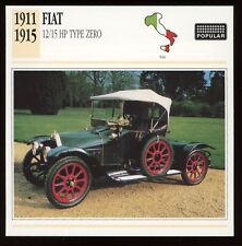 1911 - 1915  Fiat 12/15 HP Type Zero   Classic Cars Card picture