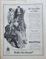 1913 Women's Holeproof Hosiery Men Women Children Vintage Fashion Ad AS IS picture