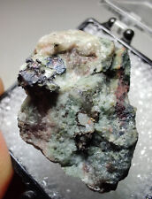 Native Silver on Prehnite. Michigan Mine, Michigan. 3 cm. Video. picture