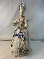 Cybis Cordey Victorian Lady In Roses & Ribbons Dress- Figurine 14 x 7
