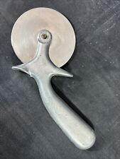Vintage INOX Cast Aluminum & Stainless Steel Pizza Cutter Slicer picture