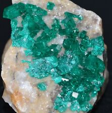 DIOPTASE 13.13 grams - DIOPTASE - RARE lustrous crystals cluster - Kazakhstan picture