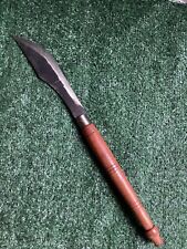 Bamboo Splitting Knives Hand Forged Steel Knife Thai Garden Collectible Machete picture