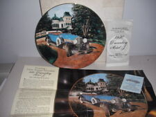 clearance  1930 DUESENBERG 24K gold/hand numbered/HAMILTON COLLECTOR ART PLATE picture