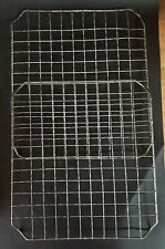 LOT Of 2  Antique Primitive Crinkle Galvanized Wire Cooling Rack /Tray picture