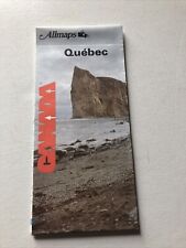 Allmaps Canada Limited Quebec 1987 Folding Road Map w/ Cities Vintage #10 picture