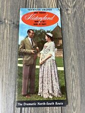 Vintage Tidewater Virginia Drive Through Historyland Brochure Pamphlet Souvenir  picture