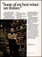 1978 Robert Joffrey wine cellar Italian Wine Center retro photo print ad ads36 picture